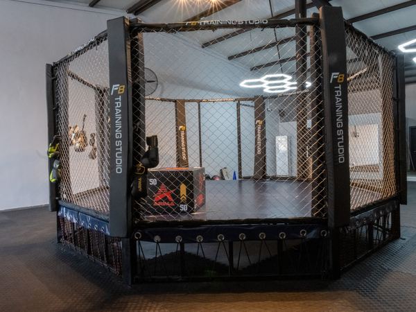 F8 Training Studio — MMA cage